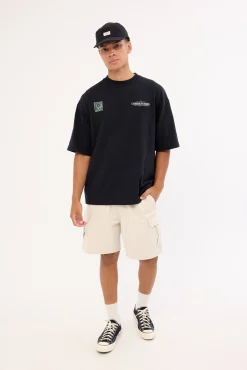 Mythos Heavyweight Easy Tee Black