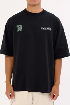 Mythos Heavyweight Easy Tee Black