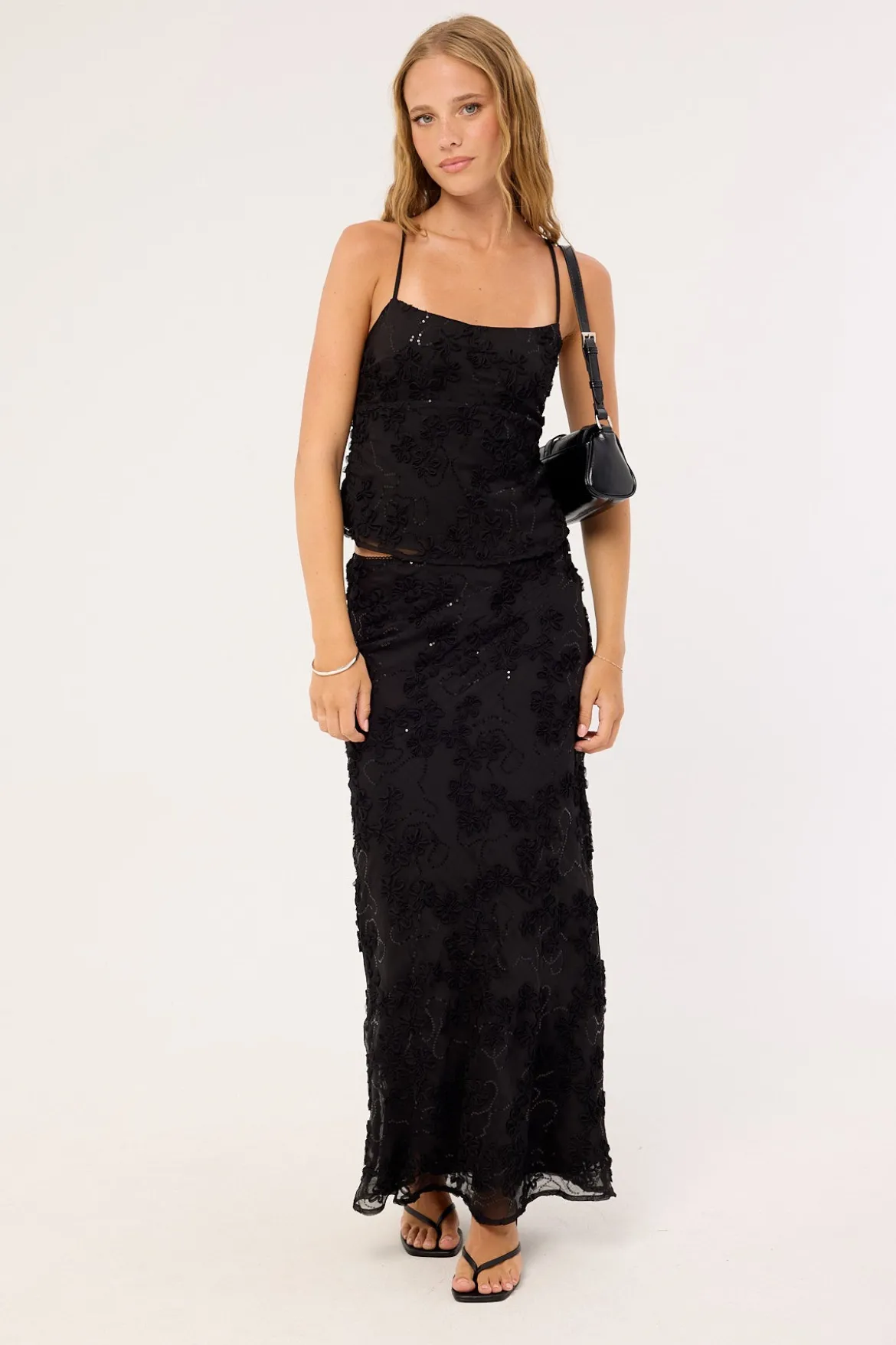 Nala Maxi Skirt Black