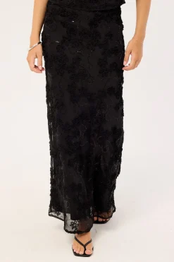 Nala Maxi Skirt Black