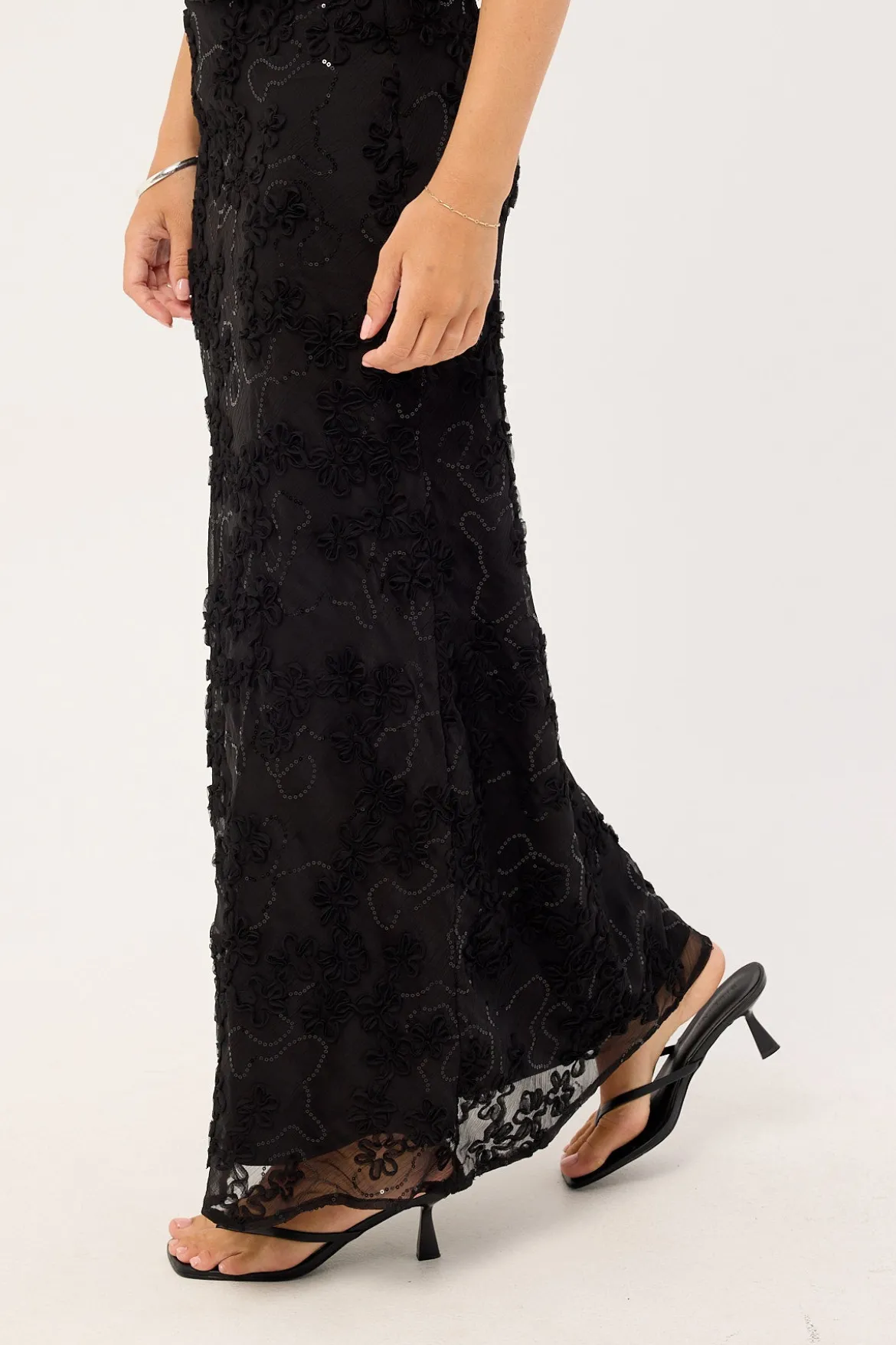 Nala Maxi Skirt Black