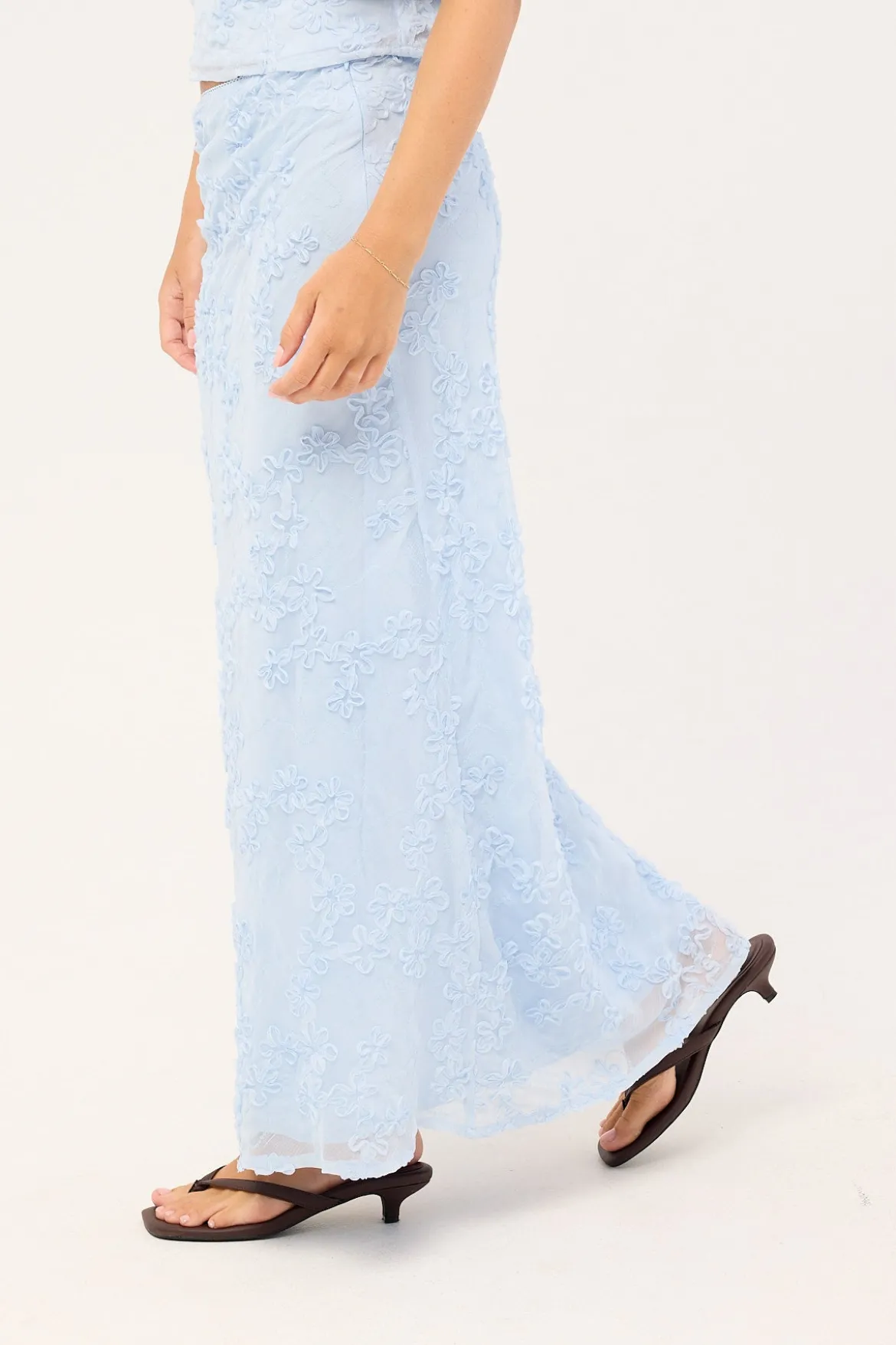 Nala Maxi Skirt Blue