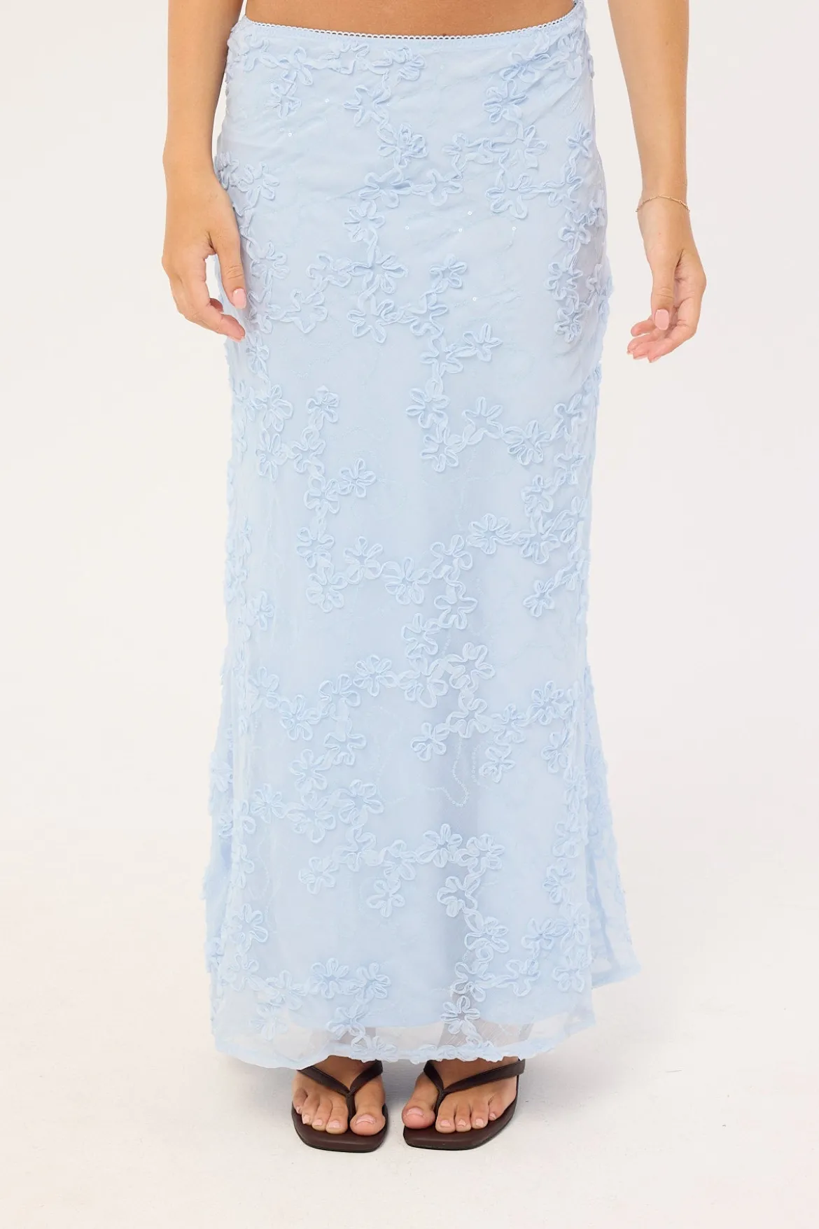 Nala Maxi Skirt Blue