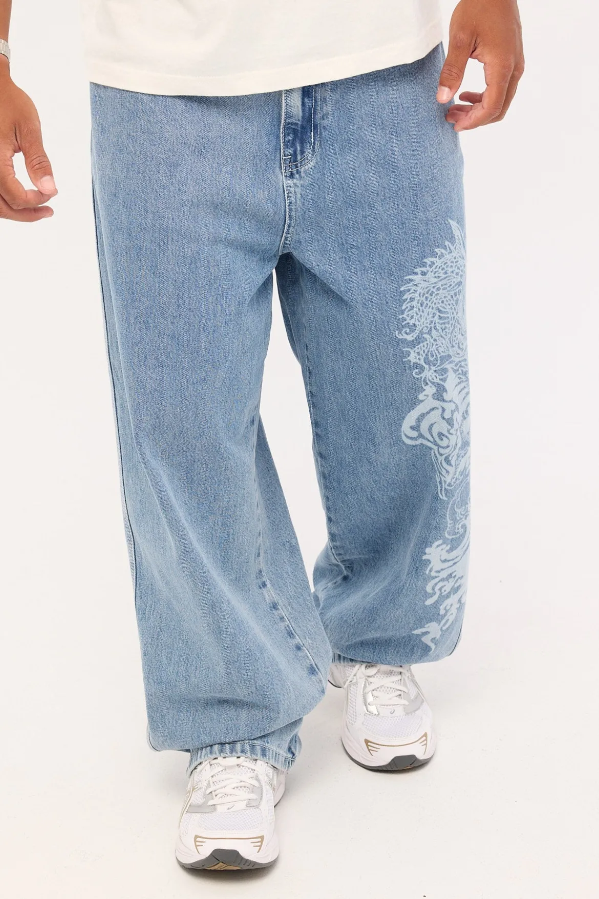 Nami Behemoth Super Baggy Jean Ash Blue