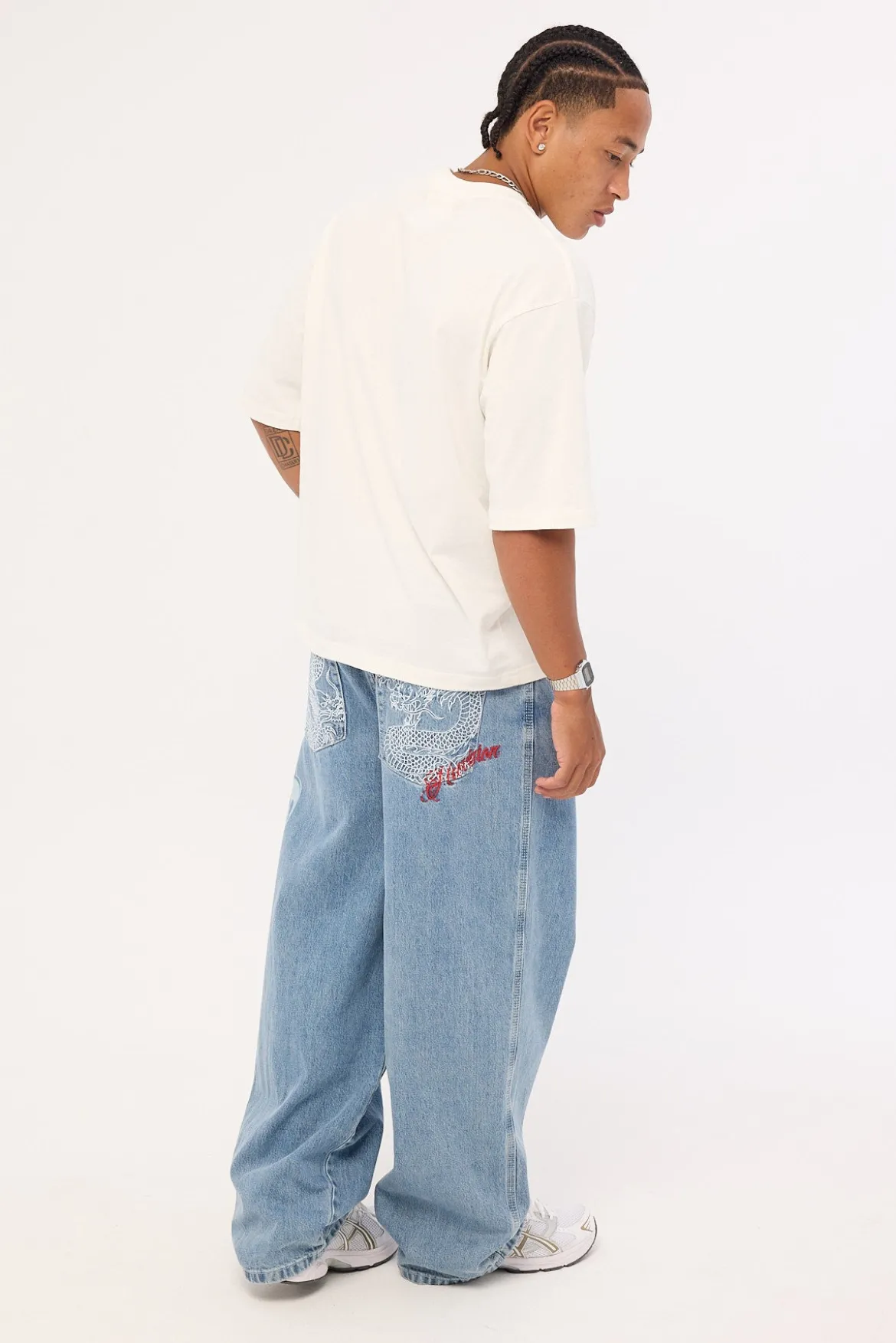 Nami Behemoth Super Baggy Jean Ash Blue