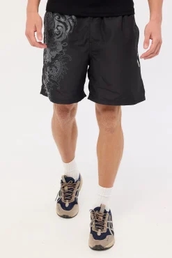 Nami Elastic Waist Swim Short Black