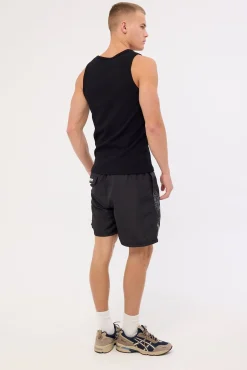 Nami Elastic Waist Swim Short Black