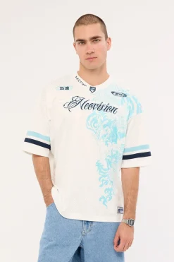 Nami V Neck Jersey White