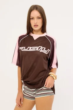 Naples Contrast Oversize Sports Jersey Nutshell