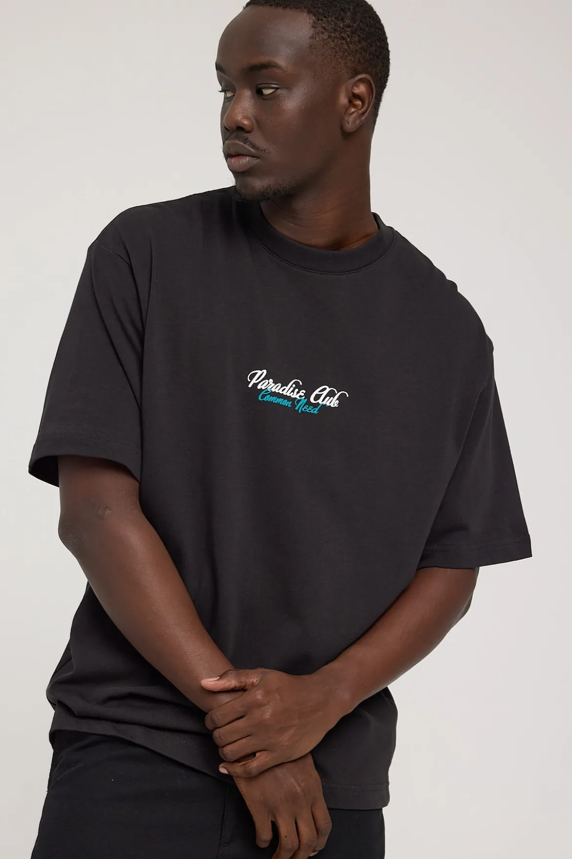 Neat Boxy Tee Night Black