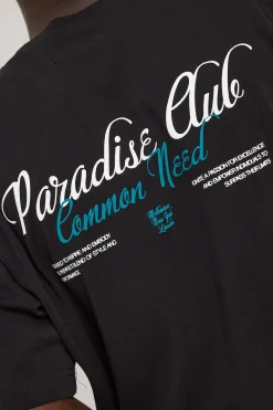 Neat Boxy Tee Night Black