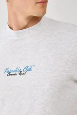 Neat Heavyweight Boxy Tee Snow Marle