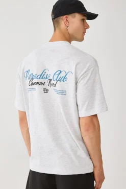 Neat Heavyweight Boxy Tee Snow Marle