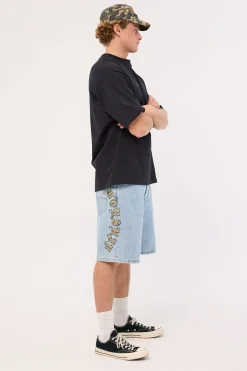 Ned Big Dawg Jean Short Worship Worn Blue