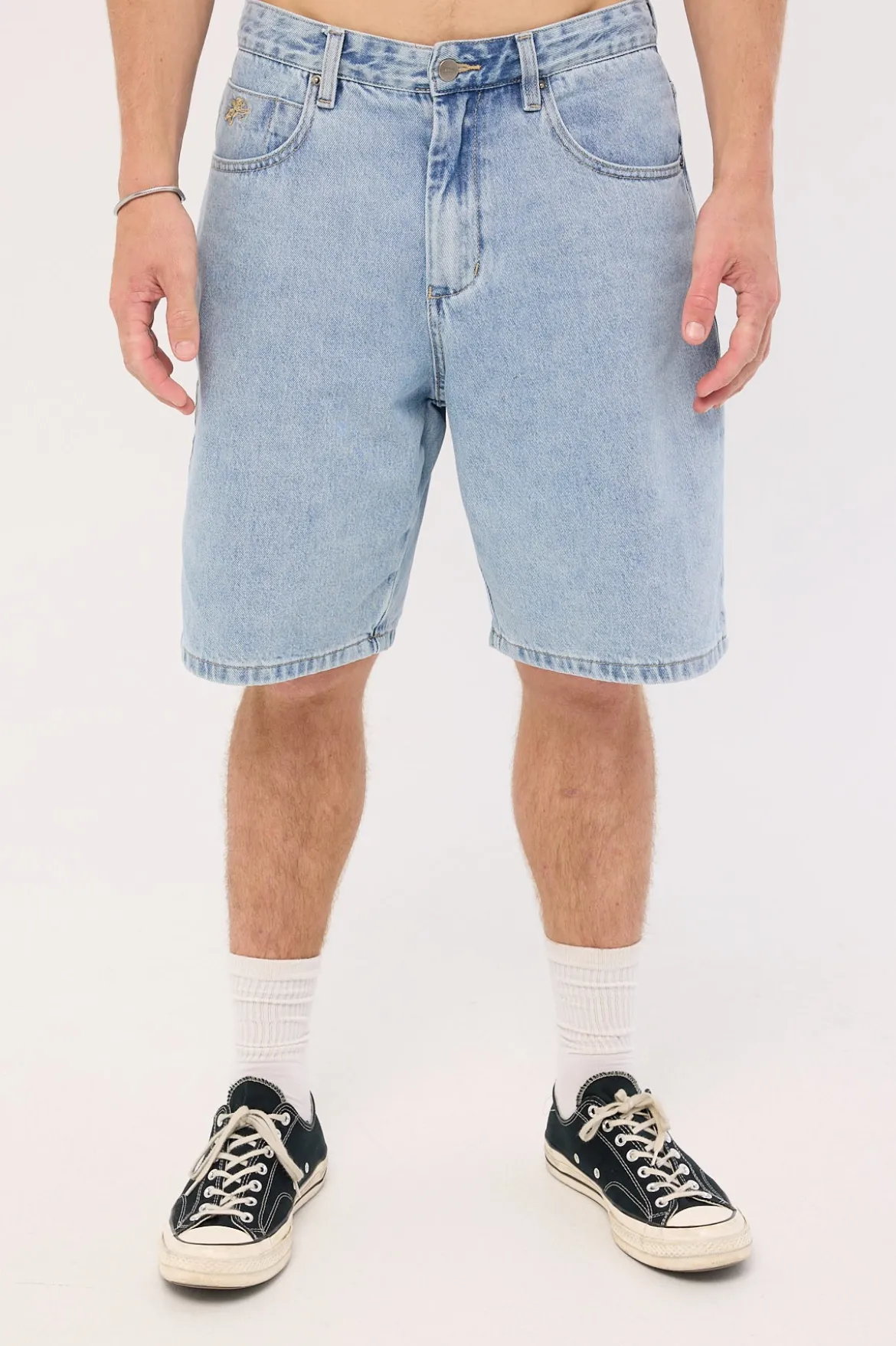 Ned Big Dawg Jean Short Worship Worn Blue