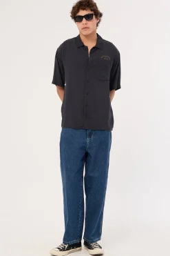 Ned Short Sleeve Shirt Black