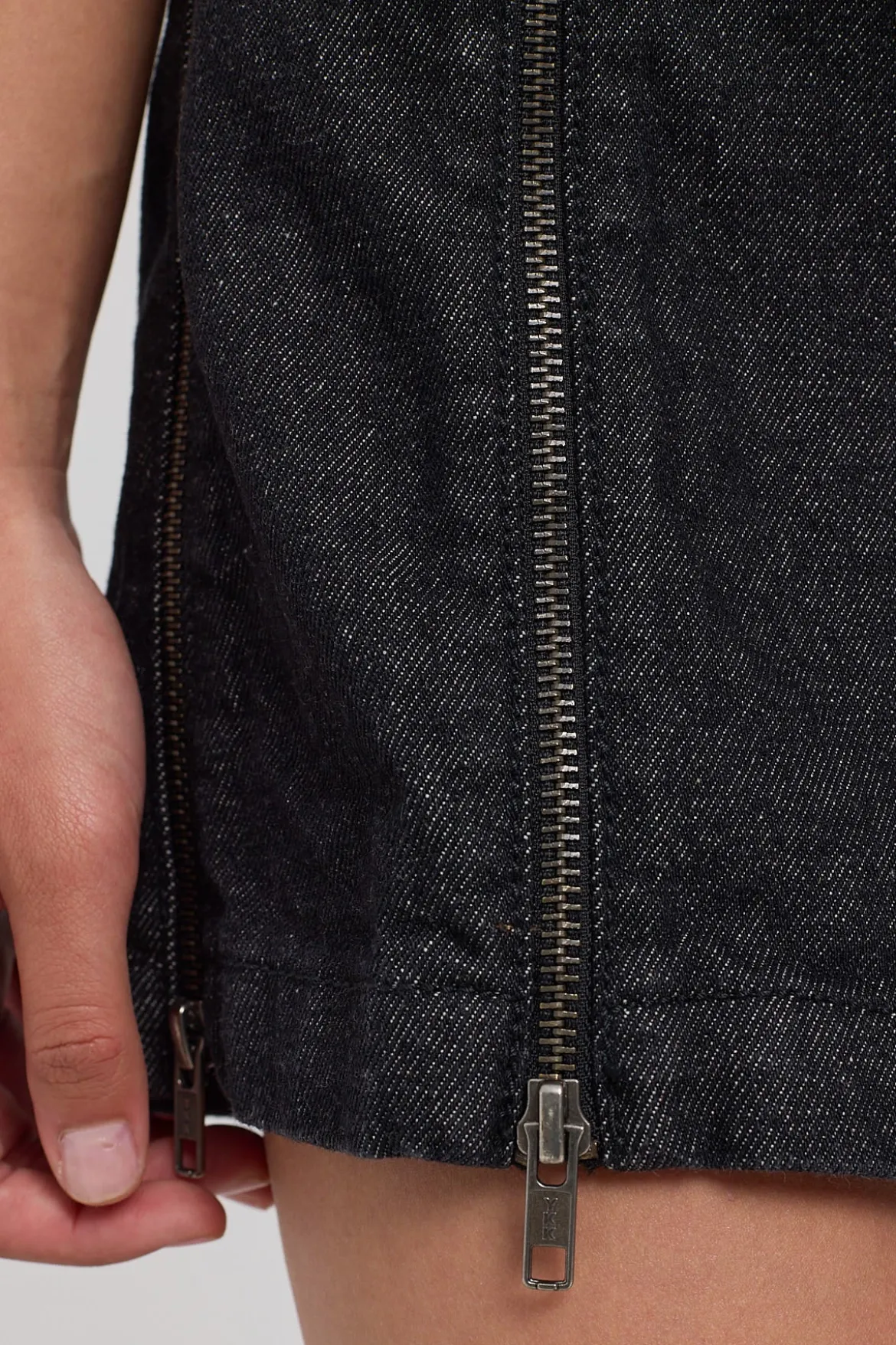 Nemesis Denim Skirt Dark Rinse