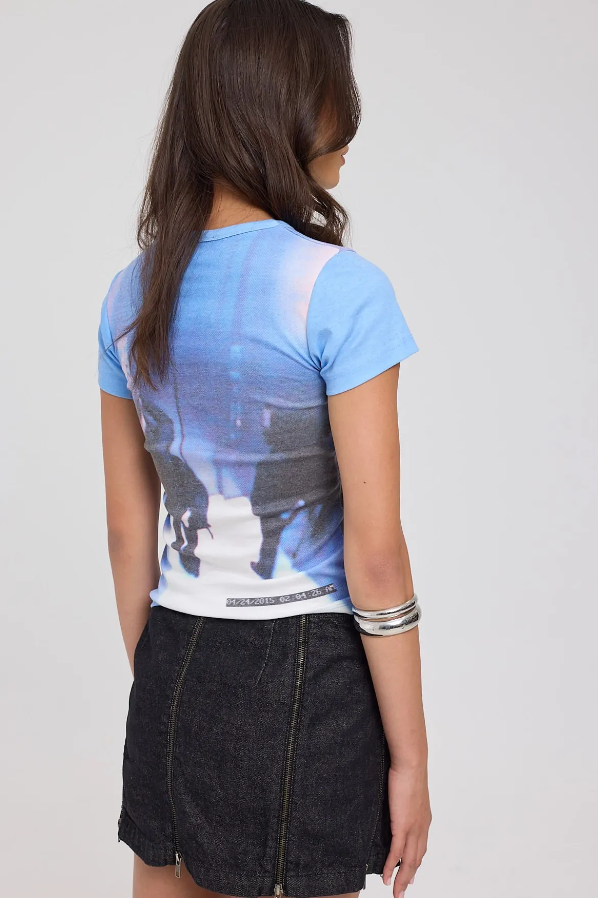 Nemesis Denim Skirt Dark Rinse