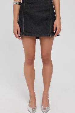 Nemesis Denim Skirt Dark Rinse