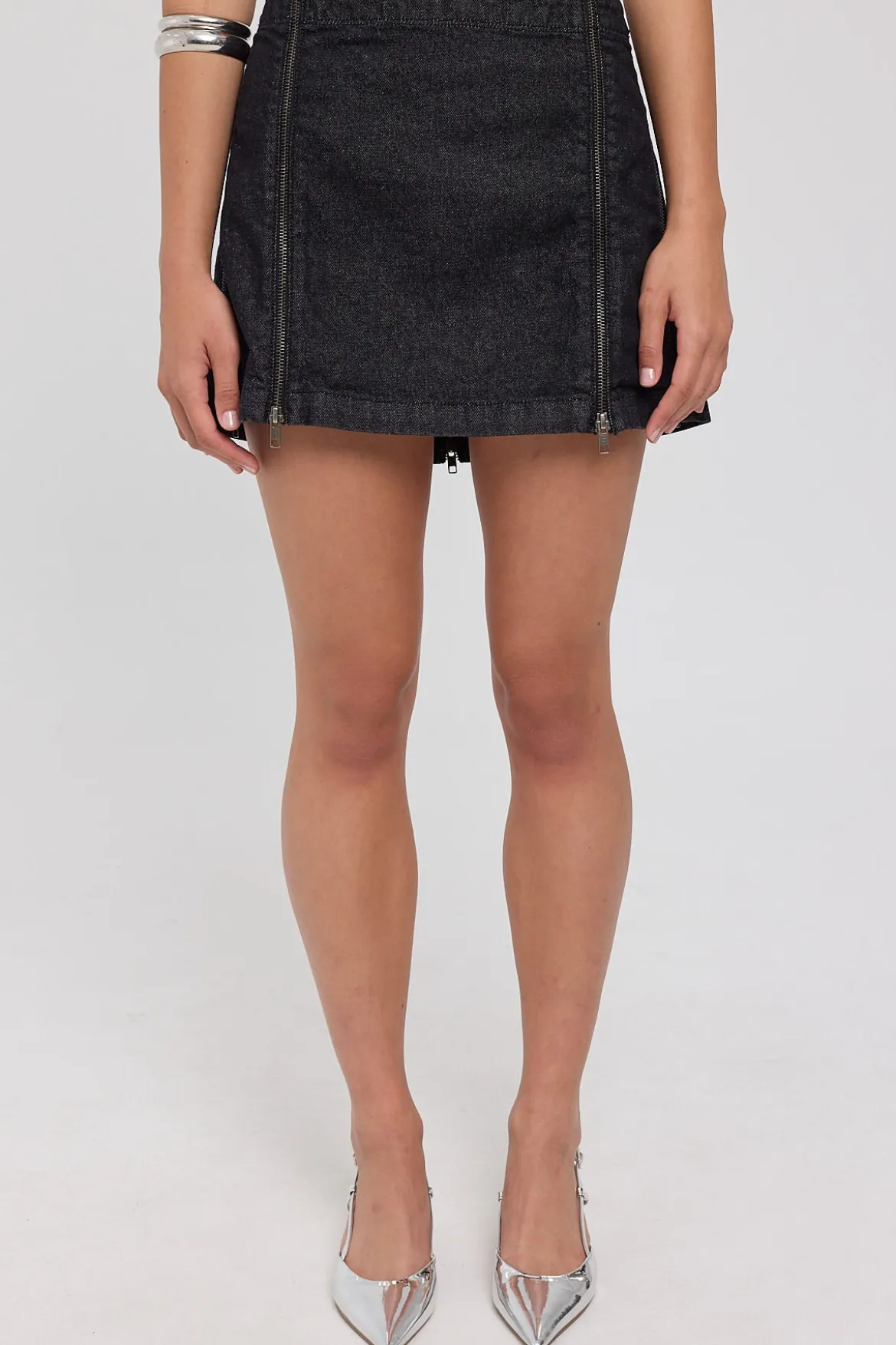 Nemesis Denim Skirt Dark Rinse
