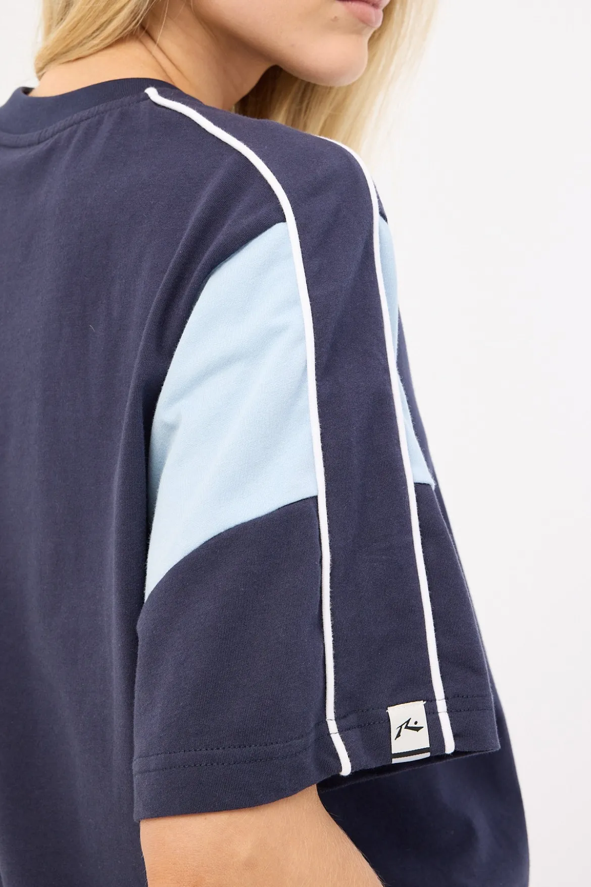 New Break 220 Oversize Tee Navy Blue