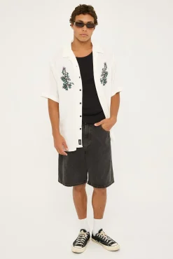 New Growth Bowling Shirt Heritage White
