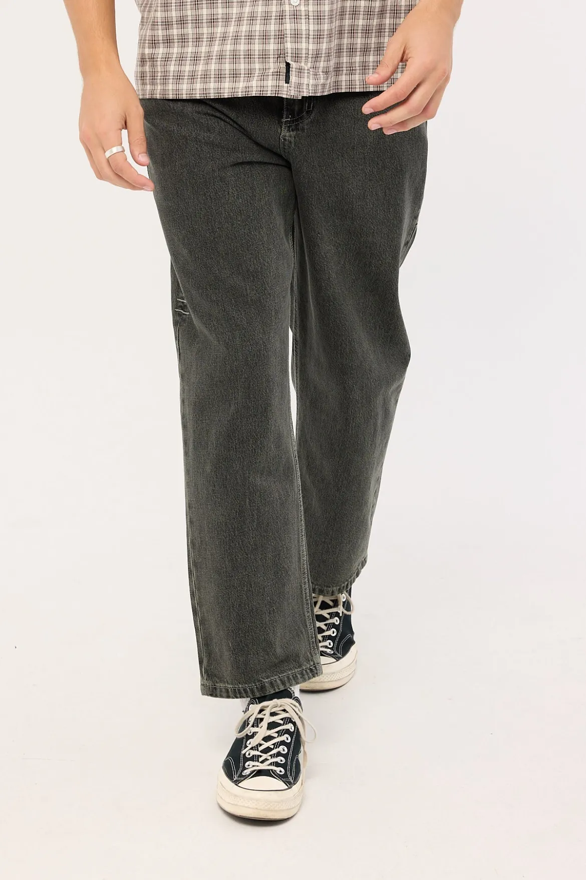 Nightshade Big Slacker Jean Seaglass Black Overdye