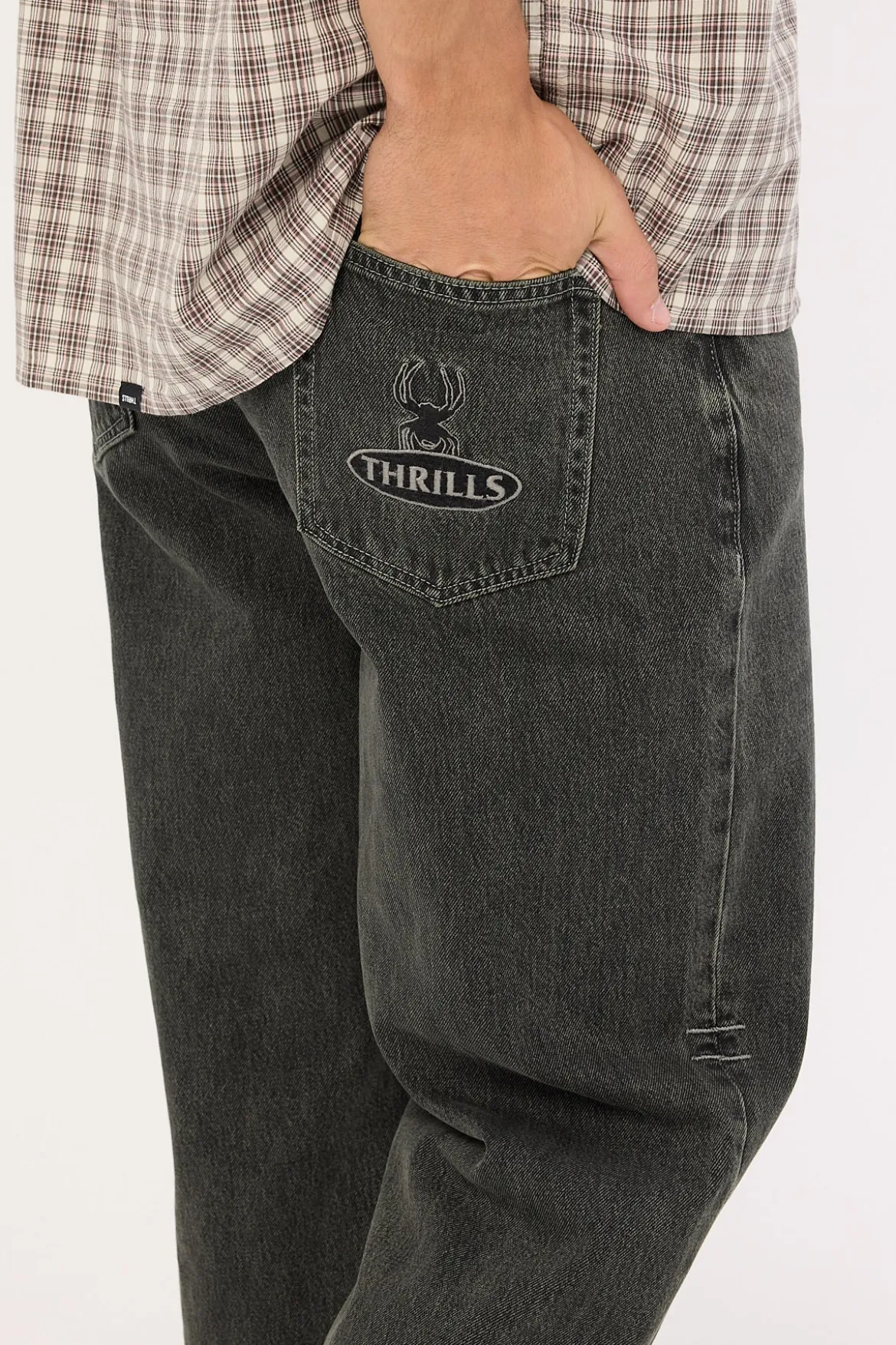 Nightshade Big Slacker Jean Seaglass Black Overdye