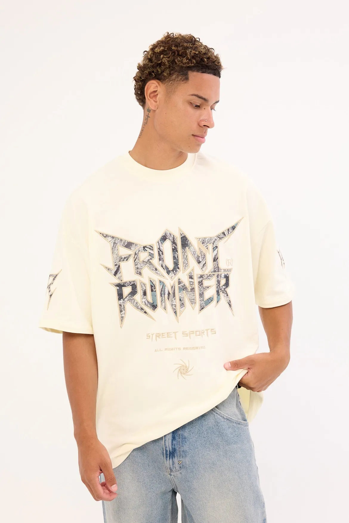 No Mercy Tee Vanilla