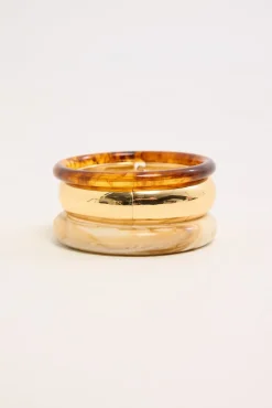 Noa Resin Bangle Pack Multi