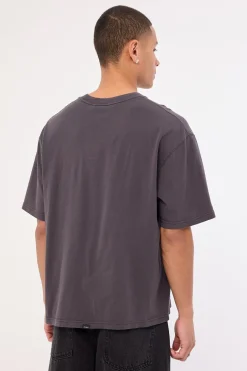 Nocturnal Box Fit Oversize Tee Dark Charcoal