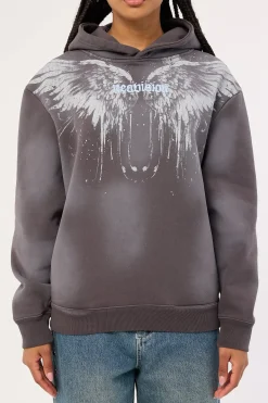 Nocturne Relaxed Hoodie Washed Black