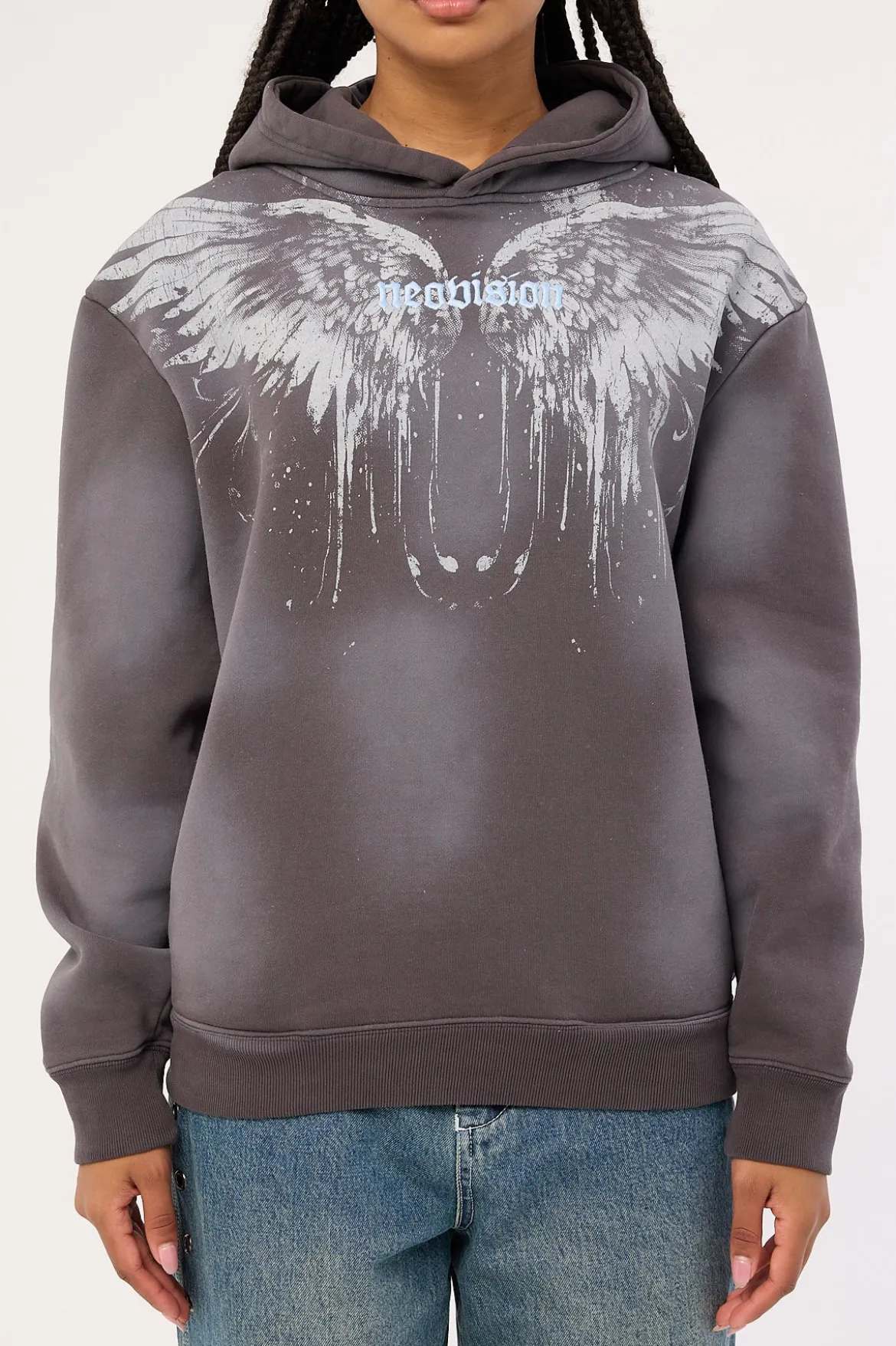 Nocturne Relaxed Hoodie Washed Black