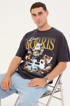 Norris Driver Tee Washed Black