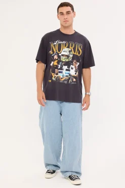 Norris Driver Tee Washed Black