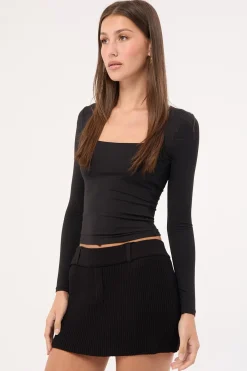 North Night Knit Skirt Onyx