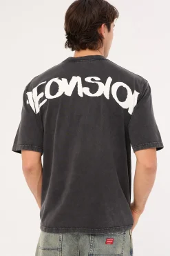 Notion Street Super Heavy Tee Washed Black