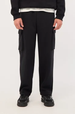 Nova Baggy Cargo Sweatpant Black