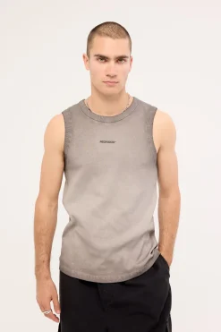Nova Base Bound High Neck Tank Heavy Pigment Grey