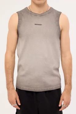 Nova Base Bound High Neck Tank Heavy Pigment Grey