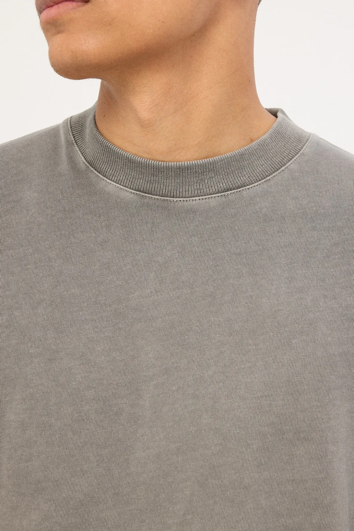 Nova Base Oversize Super Heavy Tee Acid Grey