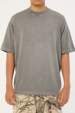Nova Base Oversize Super Heavy Tee Acid Grey