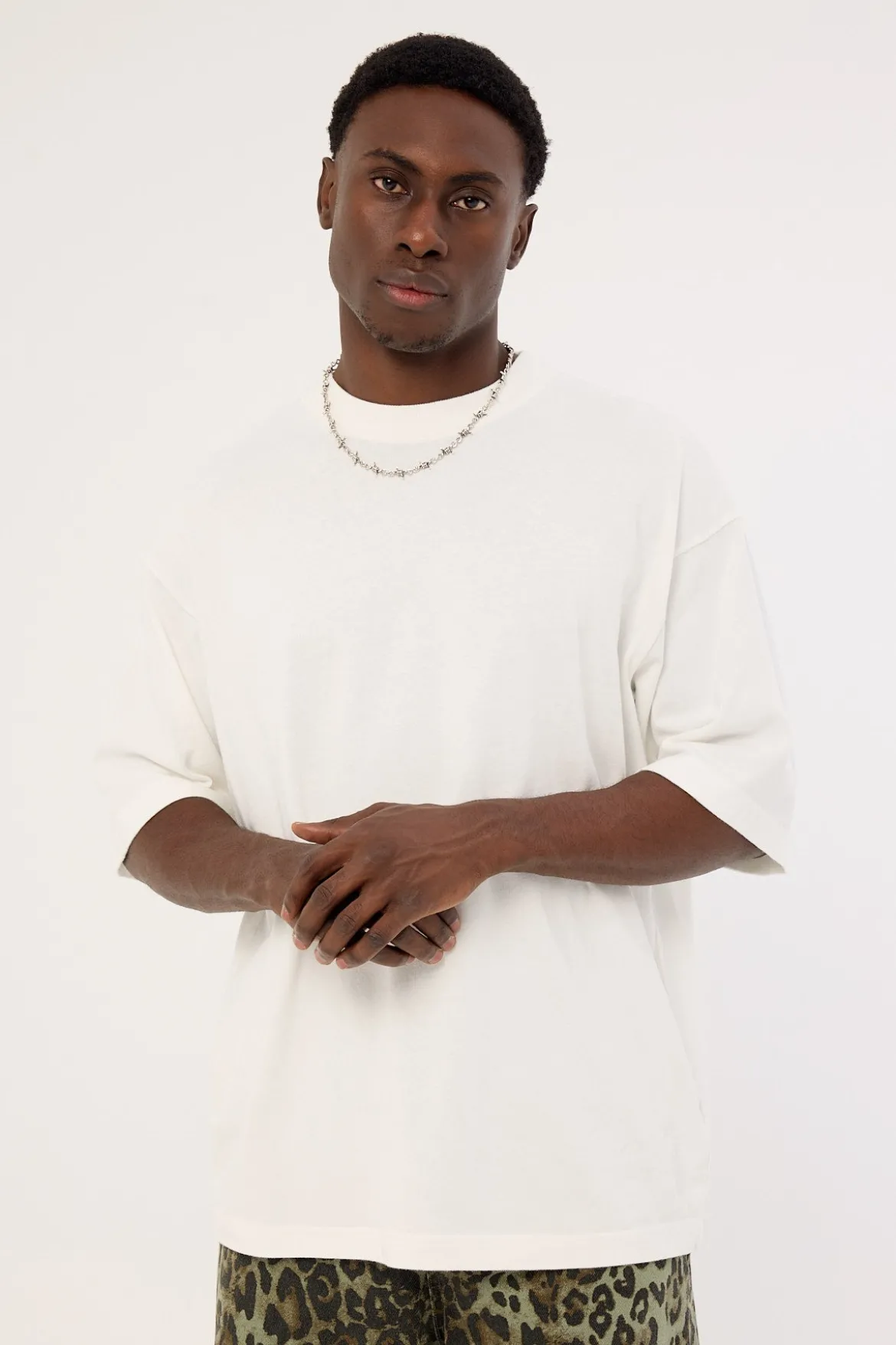 Nova Base Oversize Super Heavy Tee Off White