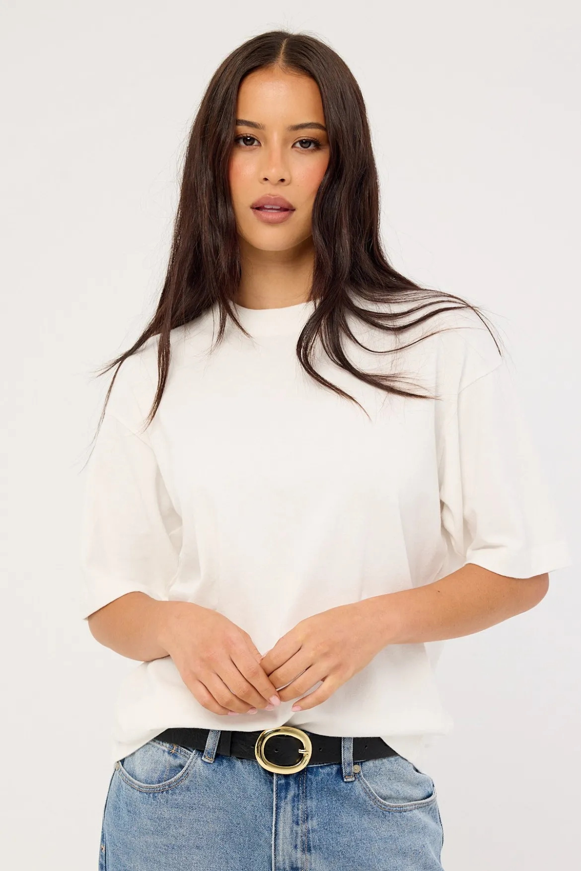 Nova Base Oversize Super Heavy Tee Off White