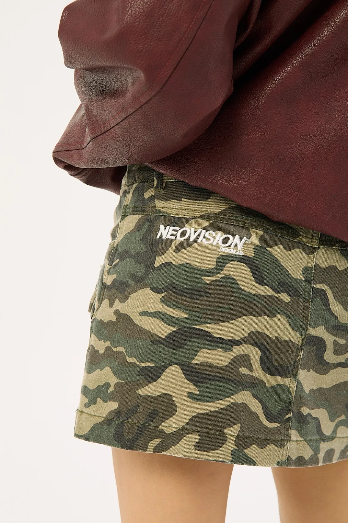 Nova Camo Cargo Mini Skirt Camouflage