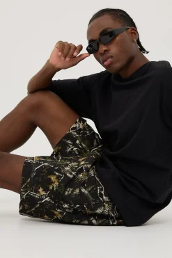 Nova Elastic Waist Short Tree Camo