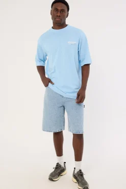 Nova Oversize Super Heavy Tee Washed Lagoon