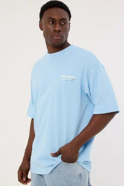 Nova Oversize Super Heavy Tee Washed Lagoon