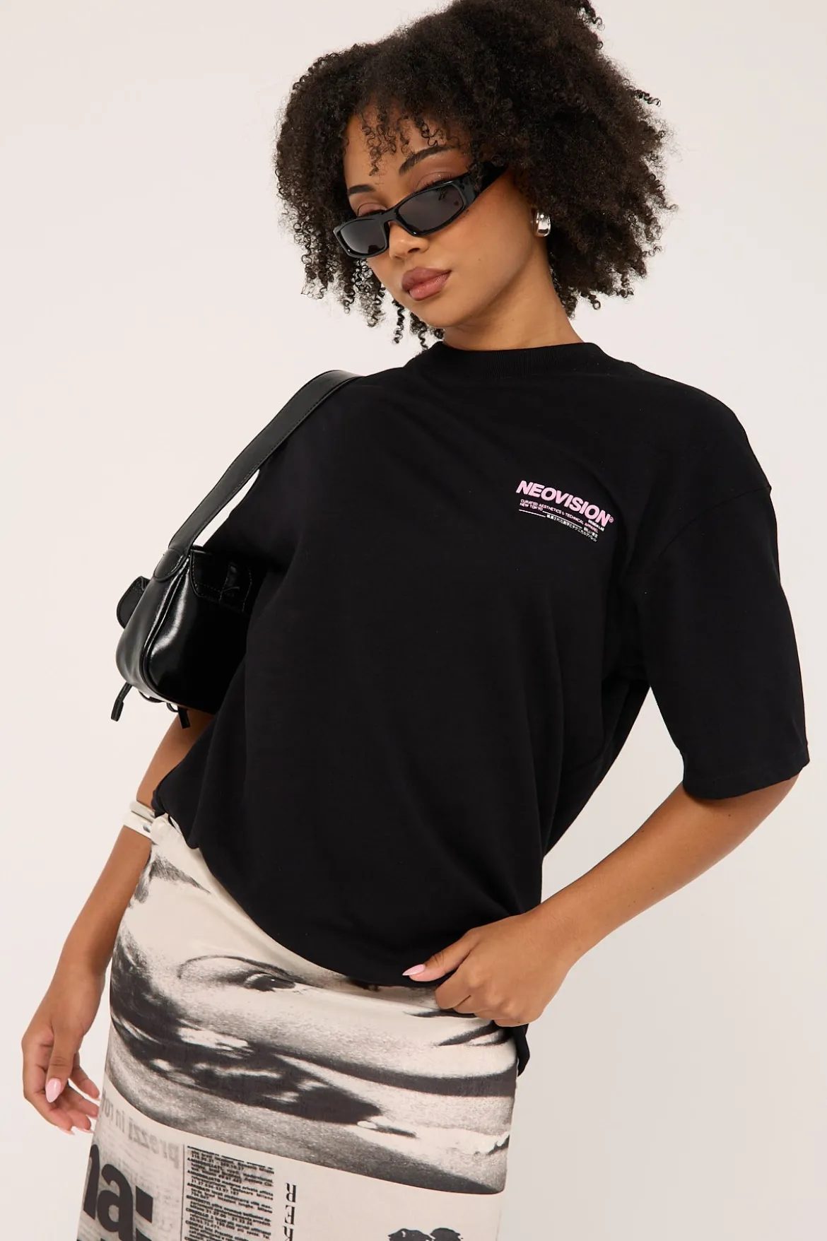 Nova Oversize Super Heavy Tee Black