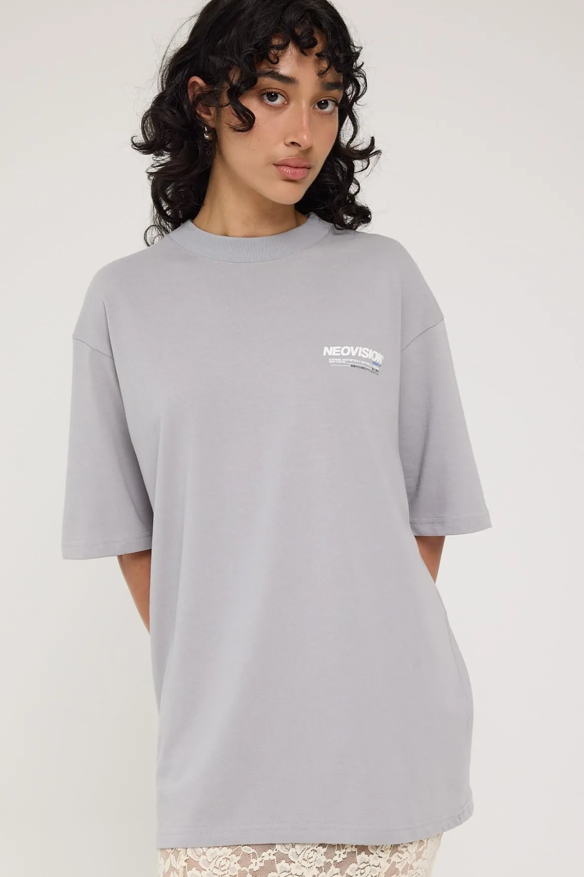 Nova Oversize Super Heavy Tee Grey
